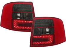 Focos Faros traseros LED Audi A6 Avant 4B 12.97-01.05 rojo/ahum