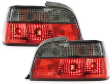Focos Faros traseros BMW E36 Coupe+Cabrio rojo/ahumado