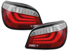 Focos Faros traseros LED-Lightbar BMW E60 07-09 rojo/transparente