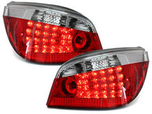 Focos Faros traseros LED BMW E60 04-07 rojo/cristal