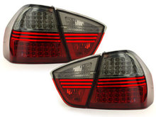Focos Faros traseros LED BMW E90 3er Lim. 05-09.08 rojo/ahumado