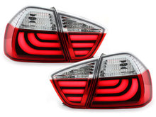 Focos Faros traseros con LED carDNA LED BMW E90 3er Lim. 05-08 rojo/cristal