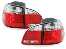 Focos Faros traseros LED BMW E61 Touring 04-07 rojo/cristal