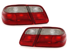 Focos Faros traseros Mercedes Benz W210 clase E 95-02 rojo/crist