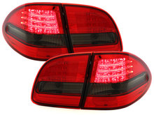 Focos Faros traseros LED Mercedes Benz E W211 modele T rojo/ahum