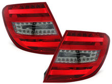 Focos Faros traseros LED Mercedes Benz Clase E W204 modelo T 06-10 rojo/ahumado
