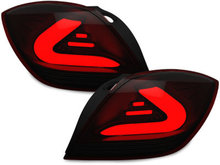 Focos Faros traseros carDNA Opel Astra H GTC LIGHTBAR negro/rojo