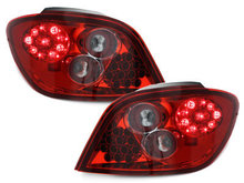 Focos Faros traseros LED Peugeot 307 01-05 rojo/cristal