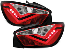 Dectane LED Focos Faros traseros Seat Ibiza 6J 04.08+ FR Diseno rojo/cristal