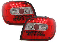 Focos Faros traseros LED Toyota Yaris 98-03 rojo/cristal