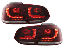 Focos Faros traseros LED VW Golf VI intermitente LED rojo/tran