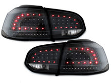 LITEC Focos Faros traseros LED VW Golf VI intermitente LED negro