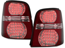 Focos Faros traseros LED VW Touran 2003+ rojo/cristal