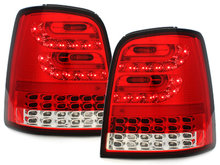 LITEC Focos Faros traseros LED VW Touran 2003+ rojo/cristal