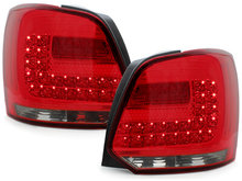 Focos Faros traseros LED VW Polo 6R 09-14 rojo/ahumado