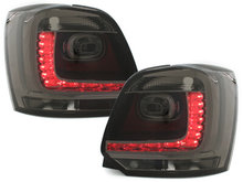 Focos Faros traseros LED VW Polo 6R 09-14 negro/ahumado