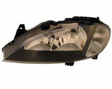 Focos delanteros cristal look negros para Renault Megane 99-03