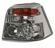 Focos traseros cromados de LEDs para VW Golf IV