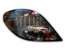 Focos traseros oscuros de LEDs para Peugeot 207