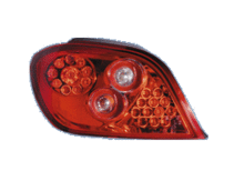 Focos traseros de LEDs rojos para Peugeot 307