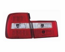 Focos traseros rojos claros de LEDs para BMW E34 89-95