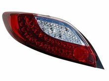 Focos traseros de LEDs rojos claros para Mazda 3