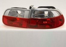 Focos traseros cristal look rojos para Honda Civic HB 91-95