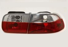 Focos traseros rojo cristal look para Honda Civic Coupe y Sedan
