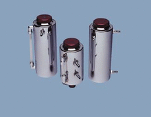 Kit 3 depositos cilindricos cromados agua aceite direccion