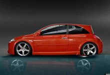 Taloneras laterales Renault Megane II kit Helius Linextras