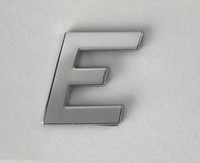 Logo letra E para pegar en el coche