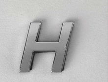 Logo letra H para pegar en el coche