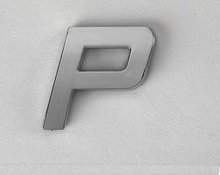 Logo letra P para pegar en el coche