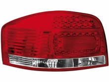 Focos traseros de LEDs para Audi A3 8P 03+ rojos/claros