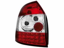 Focos traseros de LEDs para Audi A4 B6 8E Avant 01-04 rojos/claros