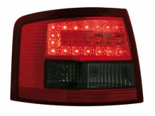 Focos traseros de LEDs para Audi A6 Avant 4B 12.97-01.05 rojos/ahumados