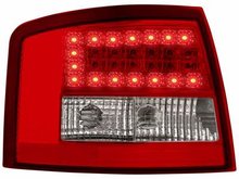 Focos traseros de LEDs para Audi A6 Avant 4B 12.97-01.05 rojos/claros