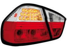Focos traseros de LEDs para BMW E90 3er Lim. 05-08 rojos/claros