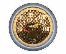 Reloj de temperatura de aceite look carbono Raid hp