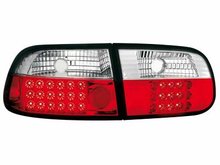 Focos traseros de LEDs para Honda Civic 3T 92-95 rojos/claros