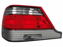 Focos traseros para Mercedes Benz W140 S-Klasse 97-99 rojos/ahumados