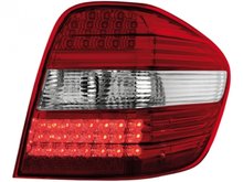 Focos traseros de LEDs para Mercedes Benz Clase M 05+ rojos/claros