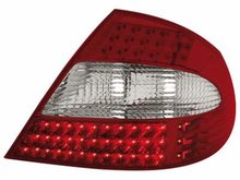 Focos traseros de LEDs para Mercedes Benz CLK W209 05-10 rojos/claros