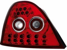 Focos traseros de LEDs para Rover 200 95-00 rojos/claros