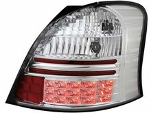 Focos traseros de LEDs para Toyota Yaris 05+ claros