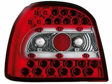 Focos traseros de LEDs para VW Golf III 91-98 rojos/claros