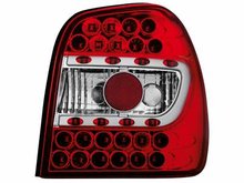 Focos traseros de LEDs para VW Polo 6N 95-98 rojos/claros