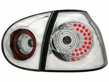 Focos traseros de LEDs para VW Golf V 03-09 claros