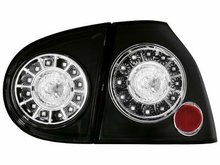 Focos traseros de LEDs para VW Golf V 03-09 negros