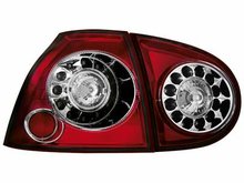 Focos traseros de LEDs para VW Golf V 03-09 rojos/claros